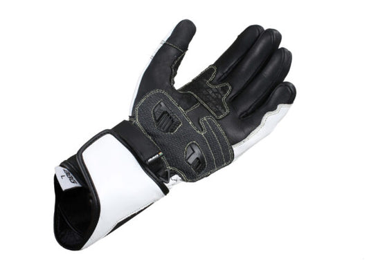 BBG- Racer Gloves – White - Riders Junction