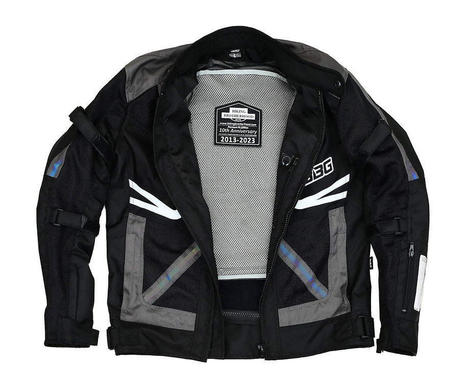 BBG Indy Riding Jacket - Grey