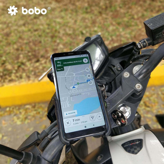 BOBO BM4 Jaw-Grip Bike Cycle Phone Holder Motorcycle Mobile Mount (Orange)-BB-BM-004-001005