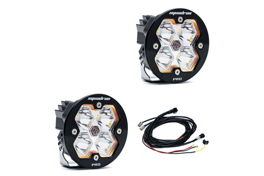 Baja Designs Aux LED - SQUADRONS 2.0 PRO ROUND - Clear (59-7801-2)