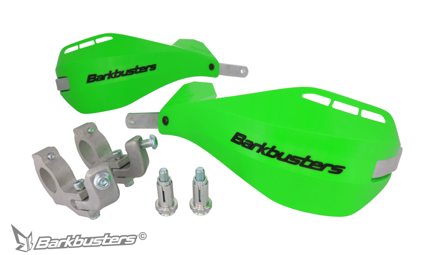 Barkbusters EGO Handguard-with Multi Fit Clamps-(Green)-EGO-202-00-GR