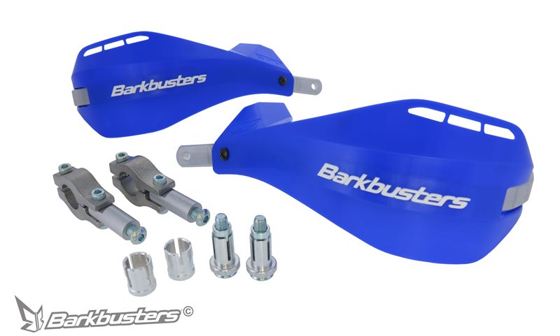 Barkbusters EGO Mini Handguard – Two Point Mount (Straight 22mm) - Blue EGO-204-BU