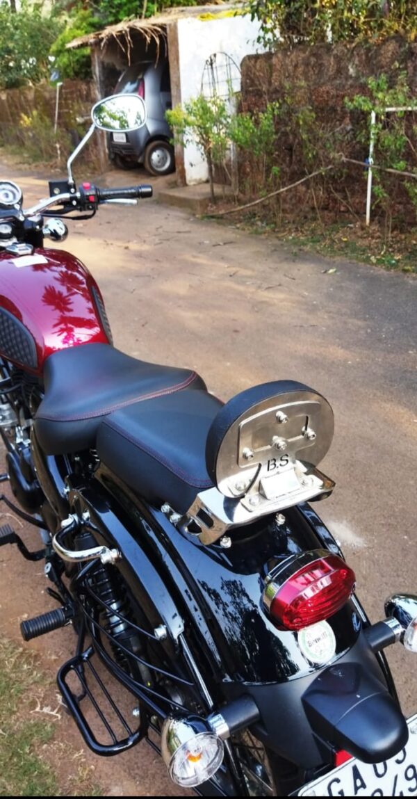 Benelli Fatboy Backrest In Stainless Steel
