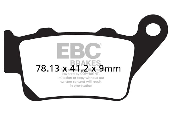 Brake Pads - FA208R Sintered - EBC (Rear)