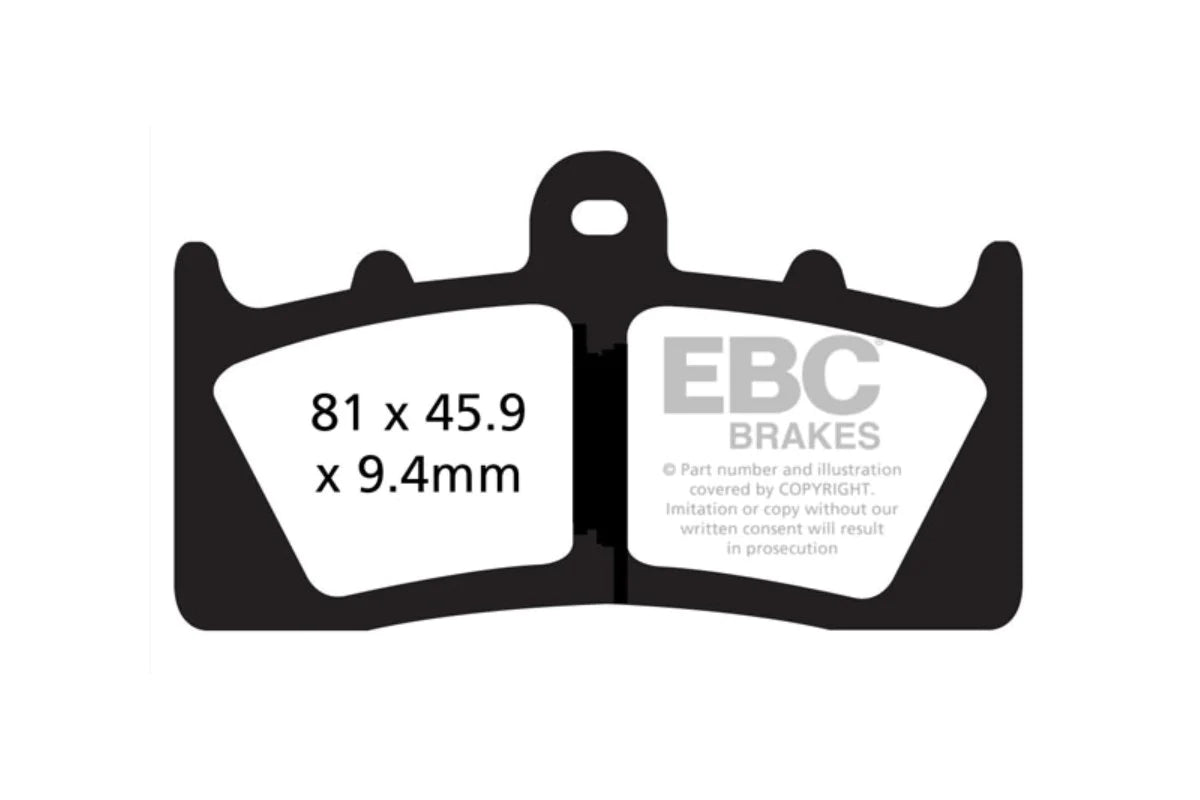 Brake Pads - FA613HH Fully Sintered (Front) - Riders Junction