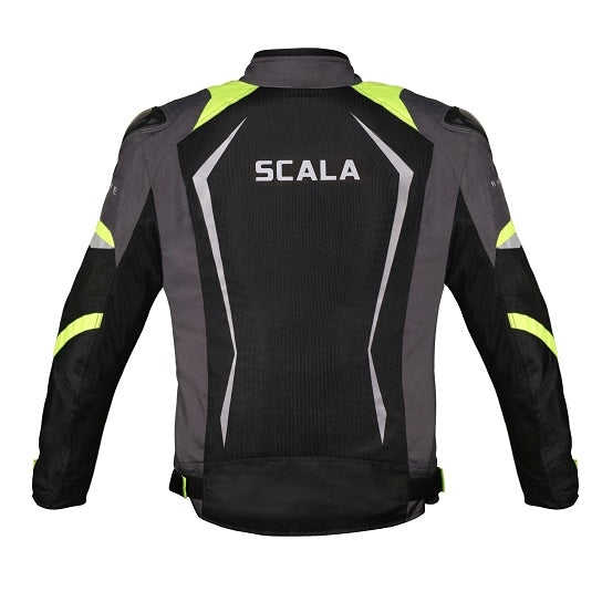 Brave Black Neon Riding Jacket - Scala