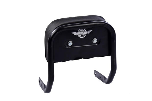 Bullet Backrest In Stainless Steel Black