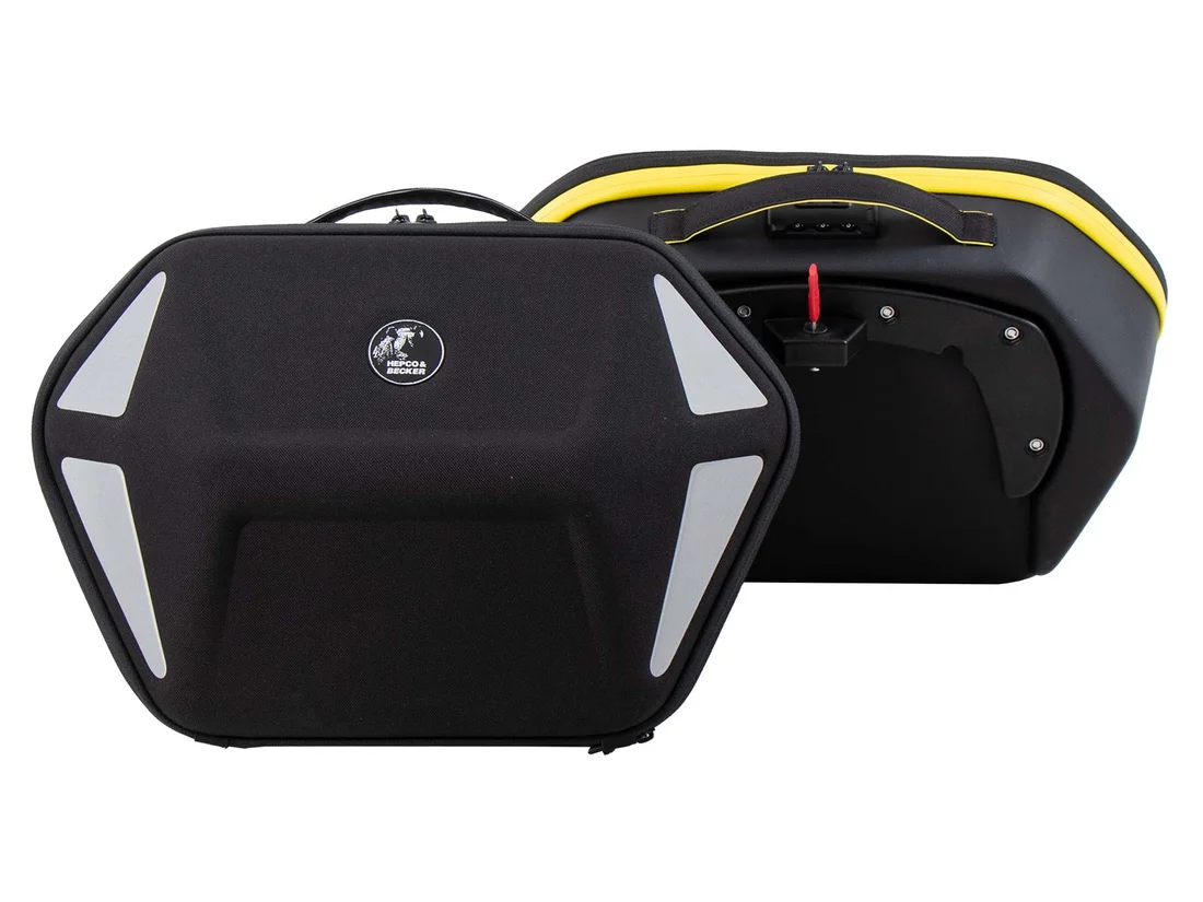 C-Bow Side Cases 32L Per Pair Royster NEO - Yellow-Hepco Becker - 640622 00 07