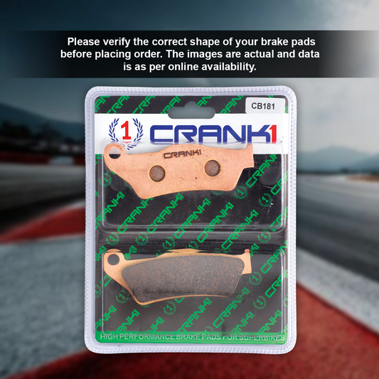 CRANK1 Brake Pad Rear For Ducati Multistrada 1200 V4 (2021 Onwards)-CB181