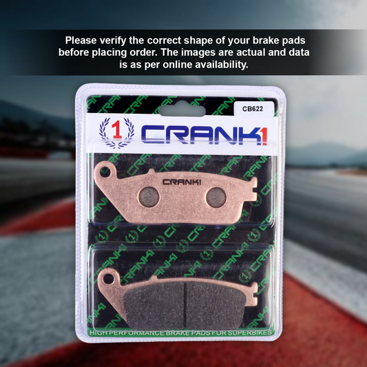 Crank1 Brake Pad Front Kawasaki Ninja 650 2017 Onwards - CB622-2 Sets