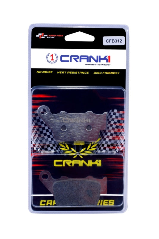 CRANK1 Carbon Brake Pads Rear Triumph Tiger 900 Rally Pro ( 24 Onwards ) - CFB312
