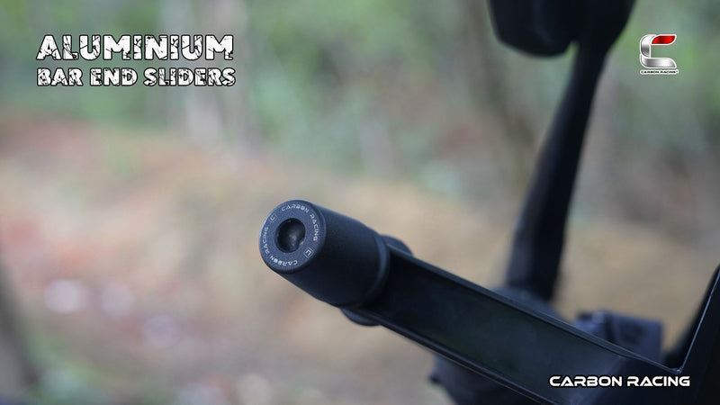 Carbon Racing-Aluminium Bar End Sliders For KTM Adventure 390250X (2025)