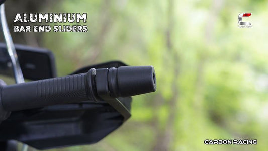 Carbon Racing-Aluminium Bar End Sliders For KTM Adventure 390/250/X (2025)