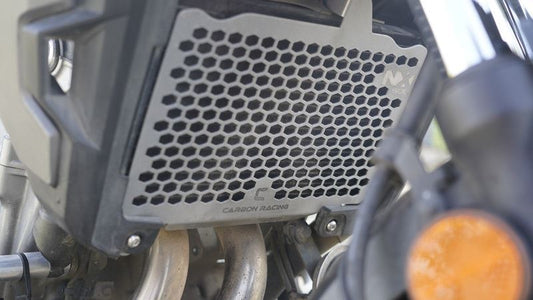 Carbon Racing-Aluminium Radiator Grill for NX 500-Black