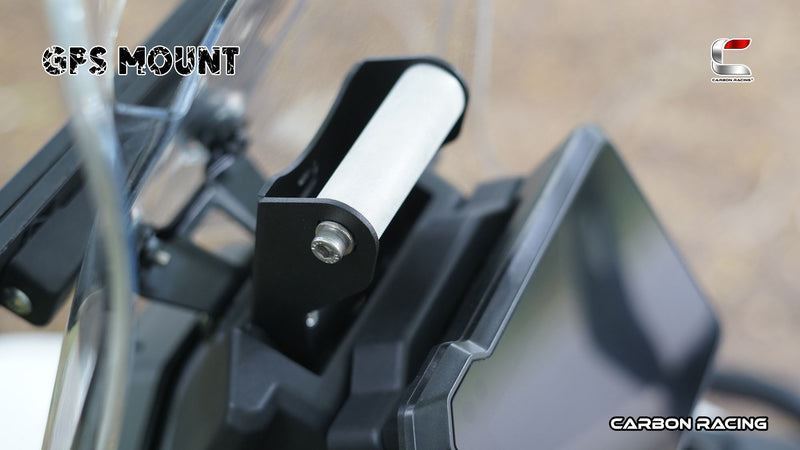Carbon Racing-GPS Mount (Black) For KTM Adventure 390250X (2025)