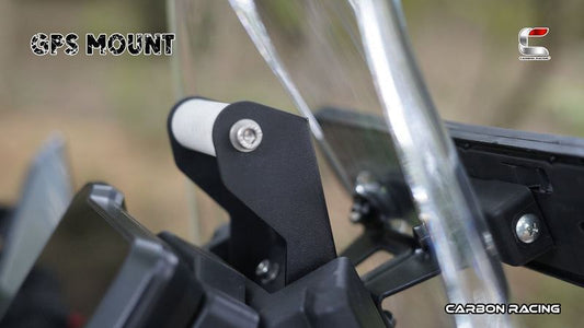 Carbon Racing-GPS Mount (Black) For KTM Adventure 390/250/X (2025)
