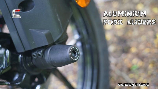 Carbon Racing-Premium Aluminium Fork Sliders For KTM Adventure 390250X (2025)
