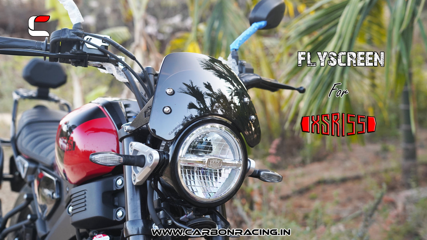 Carbon Racing AERO Fly Screen Visor for Yamaha XSR 155 - CRXSR155