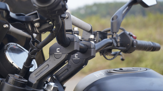 Carbon Racing Premium Pull-Back (Offset) Handlebar Riser For Harley X440 - CRH440