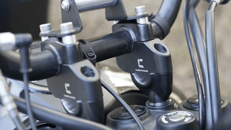 Carbon-Racing Premium Pull-Back (Offset) Handlebar Risers For Guerrilla 450