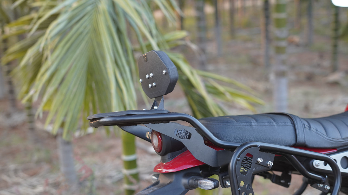 Carbon Racing ROVER Top Rack with Vibration Dampener For Yamaha XSR 155 (Without Backrest) - CRXSR155