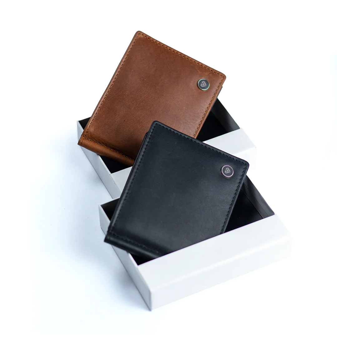 Carbonado Bifold Wallet Money Clip (Brown)