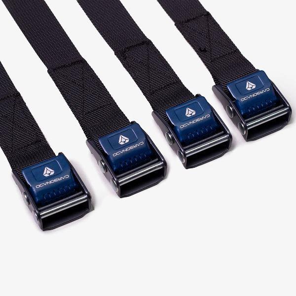 Carbonado Multipurpose Cam Buckle TieDownStrap Set of 4