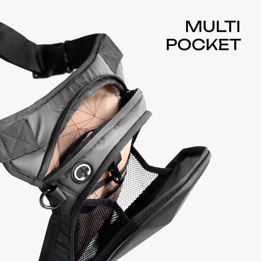 Carbonado Turtle Thigh Bag (Slate)