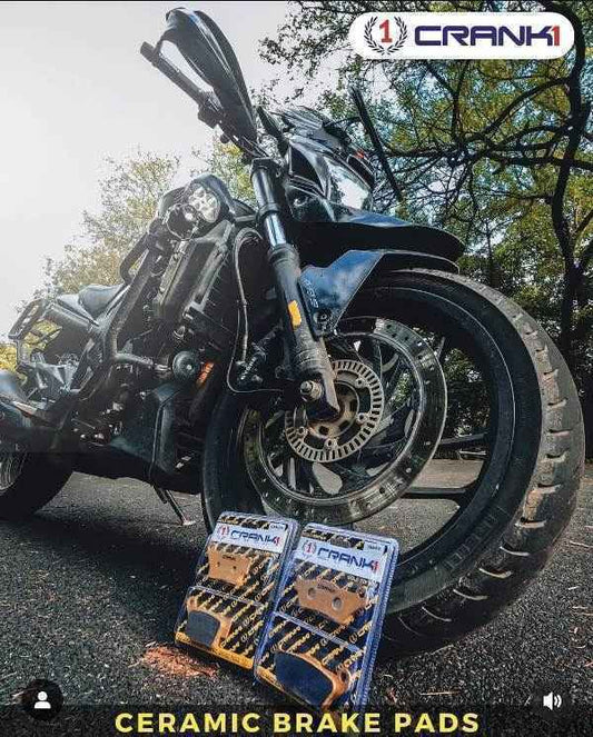 Crank1-Ceramic Brake Pads For Honda CB Hornet 160R (2019)-Rear-CRM281