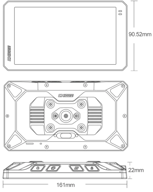 Chigee AIO-6 LTE 4G Smart Riding Display (MFP0170)