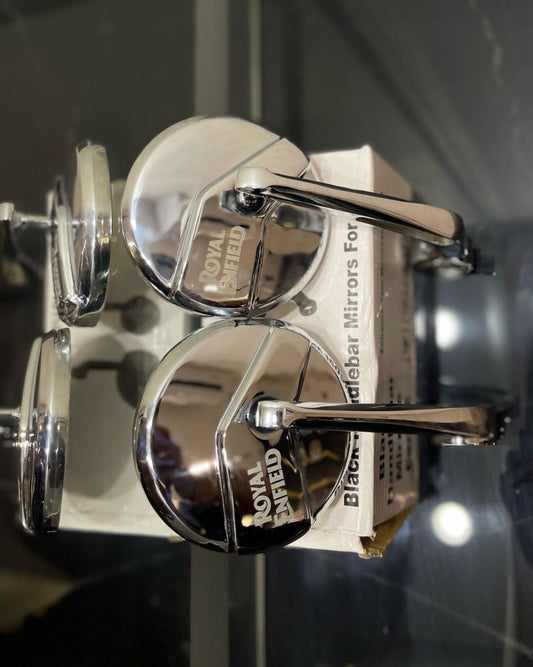 Chrome bar End Mirrors for Royal Enfield 1