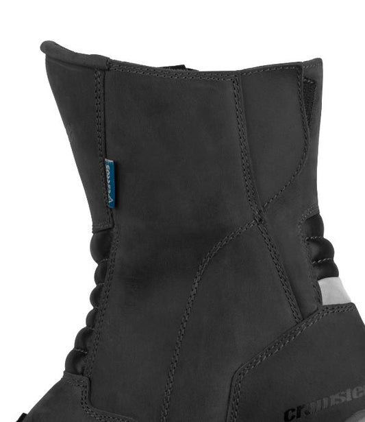 Cramster Flux Motorcycle Touring Boots - Black