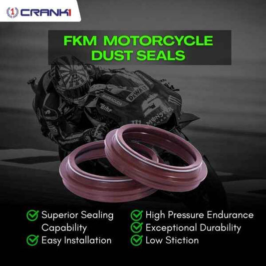 Crank1-Fork Dust Seals Pair For BMW R 1250 GSA (2019-2023)– CPD57-169