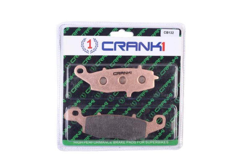 Crank1 Sintered Brake Pads For Kawasaki Er6n (2012-2016) - Front - CB922 + CB132 - 2 Sets