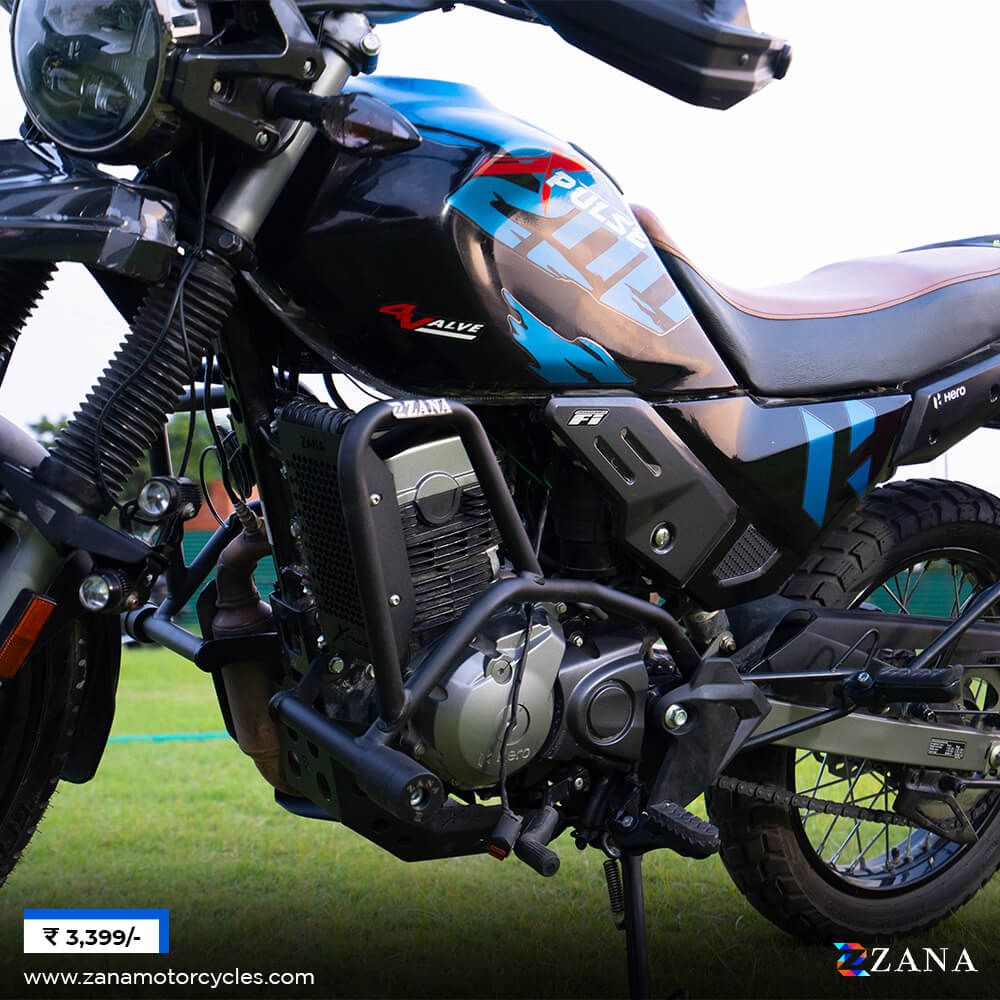 Crash Guard with Slider for Hero X-Pulse 200 by ZANA - ZI-8335