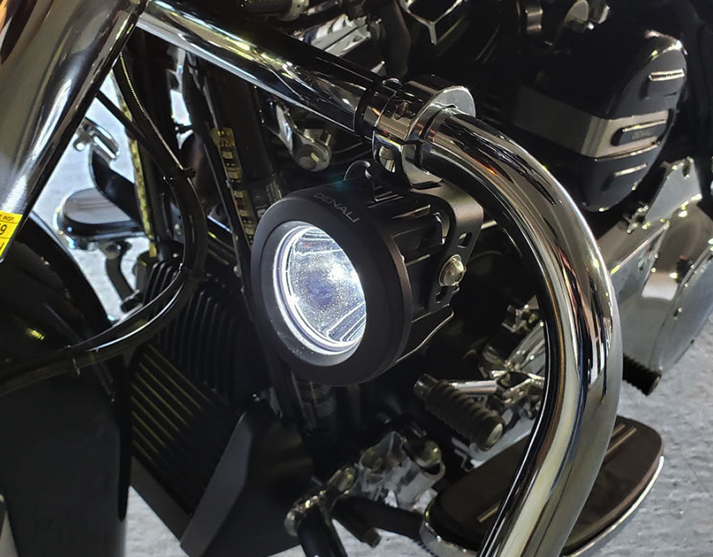 DENALI Auxiliary Light Mounts for Crashbars - 32-38mm - LAH.00.10400.B
