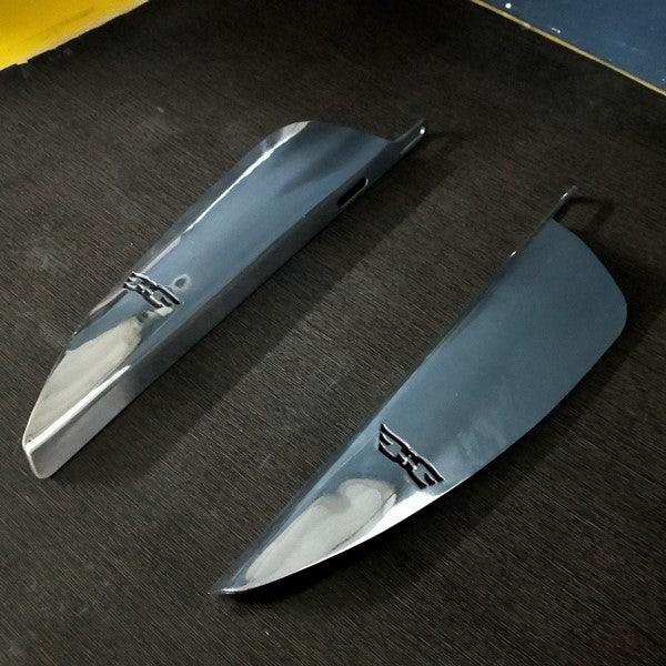 DMotoTech Chrome Wind Deflector for Super Meteor 650