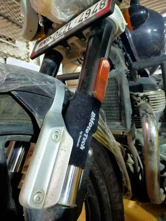 DMotoTech Universal Black Fork Seal Covers
