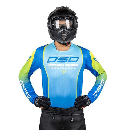 DSG Factory Racing Jersey Racing Aqua Blue