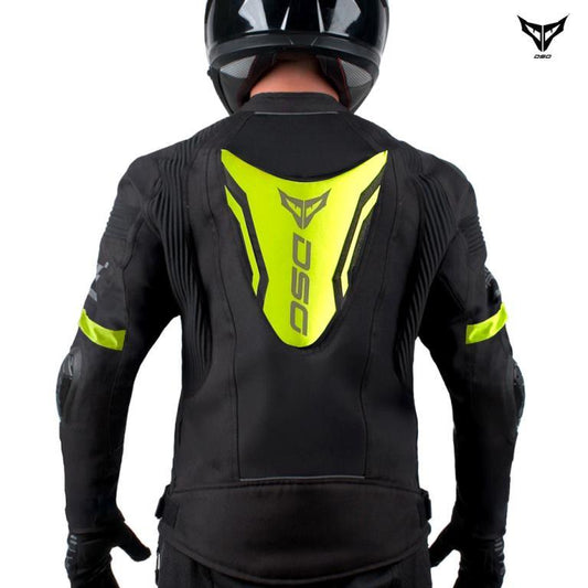 DSG Race Pro V3 Riding Jacket-Yellow Fluo