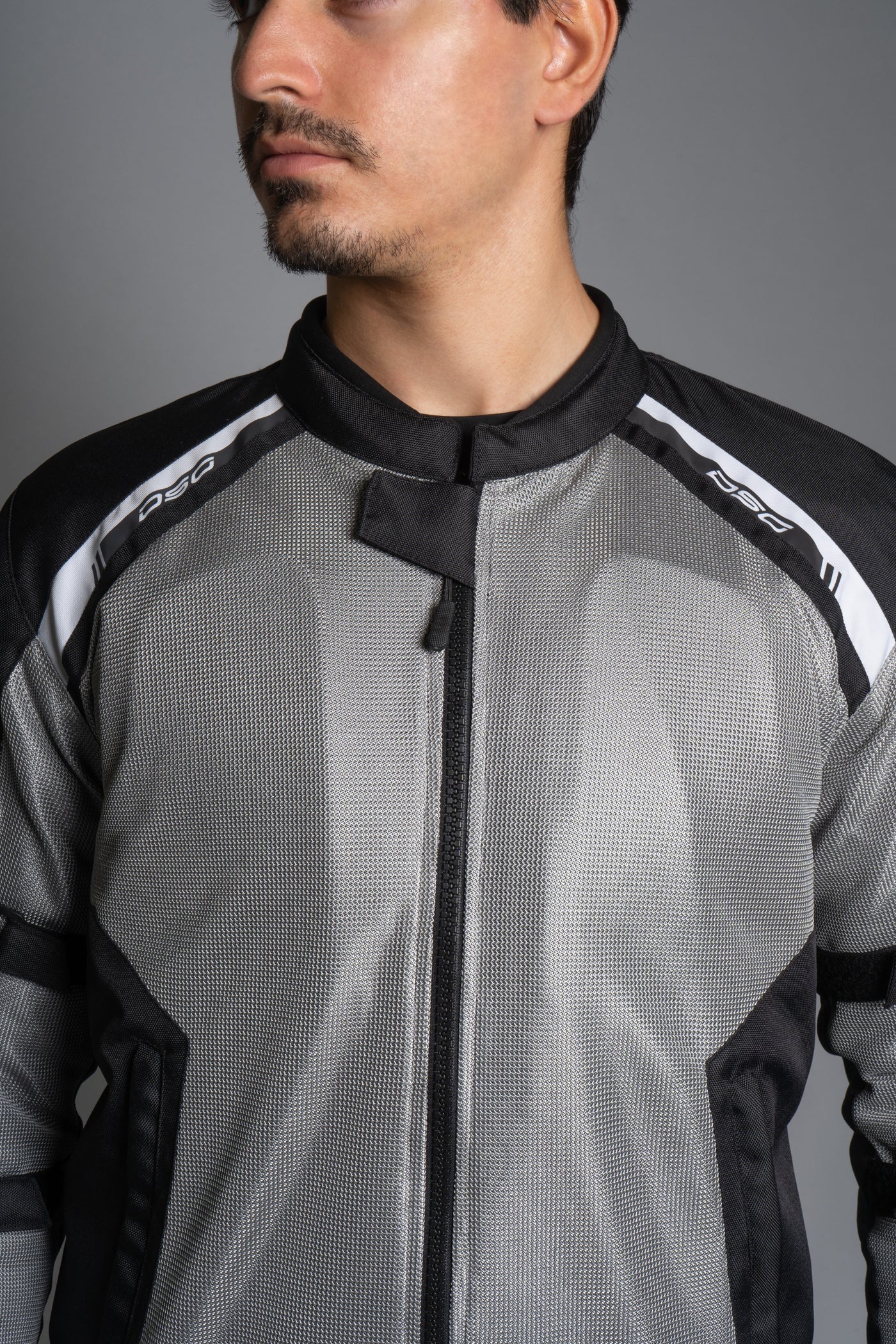 DSG Aire Riding Jacket (Light Grey Black White)