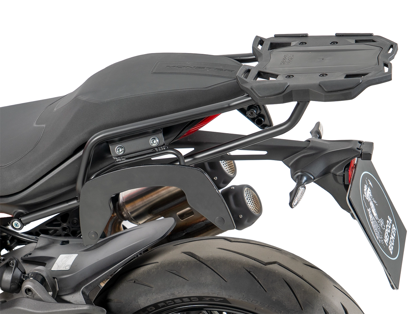 DUCATI MONSTER 890 /+ Side Cases Carrier C-Bow - Hepco Becker - 6307714 00 01