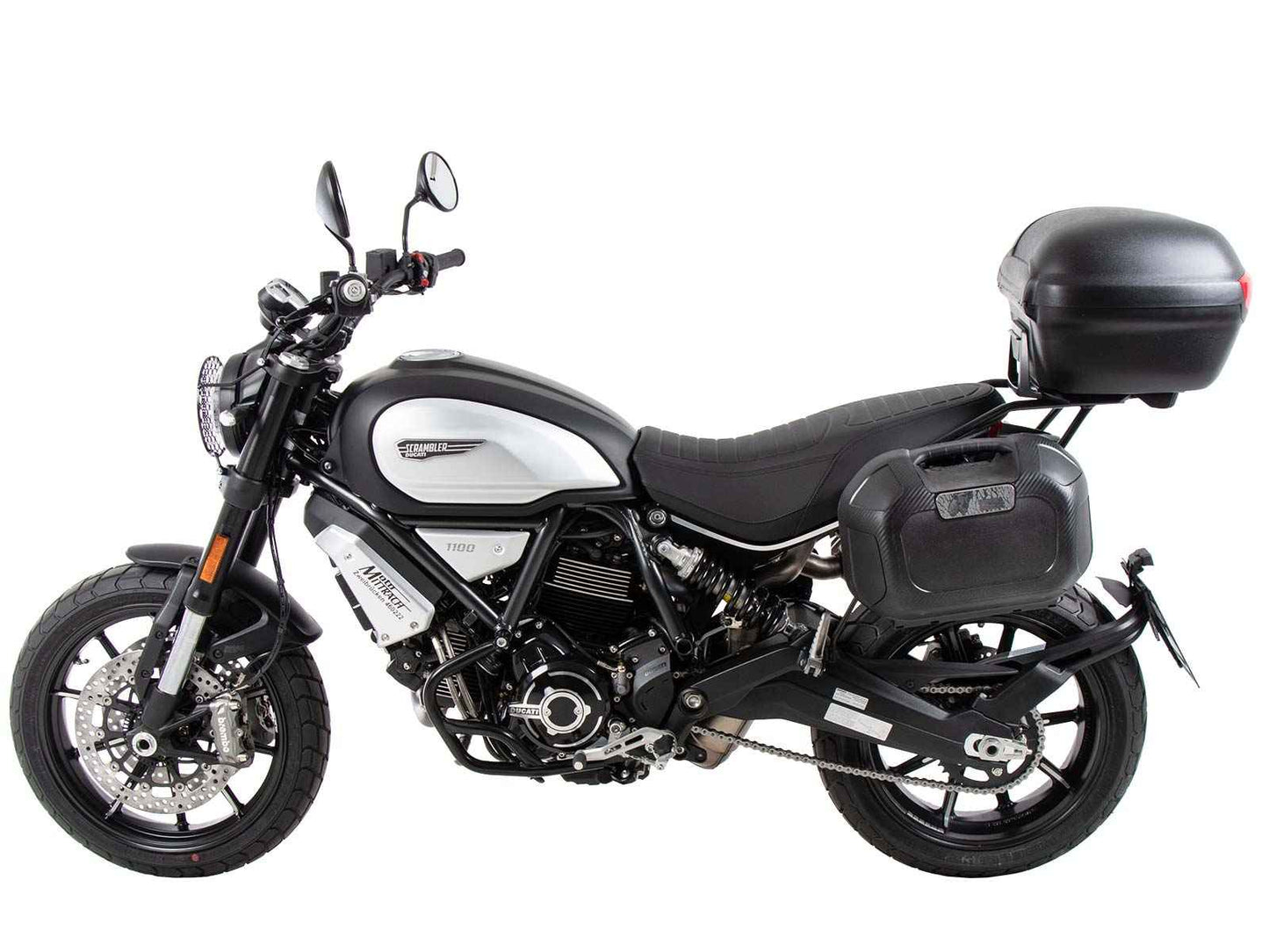 DUCATI Scrambler 1100 Dark Pro / Sport Pro Topcase Carrier - Easy Rack - Hepco Becker - 6617616 01 01