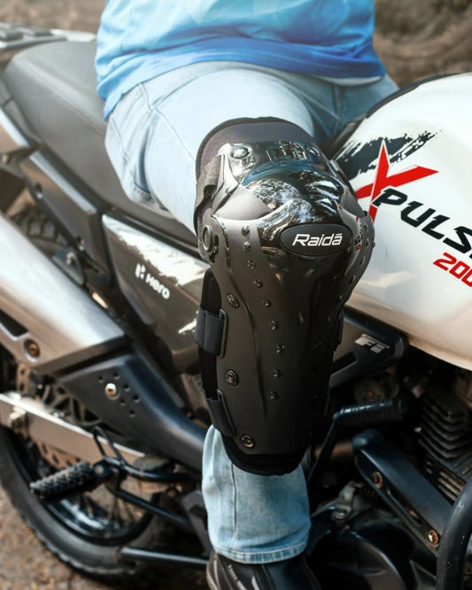 Dual Axis Knee Guard / Shin Guard - Black