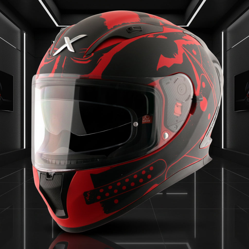 Axor Street DC Batman Helmet (Dull Red Black)