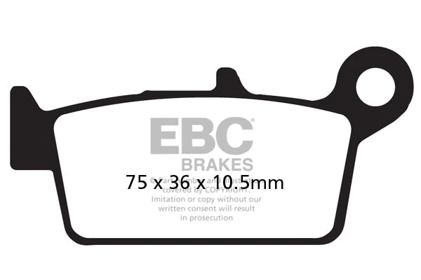 EBC Brake Pads for Bikes - FA131R Sintered - (1 Set)