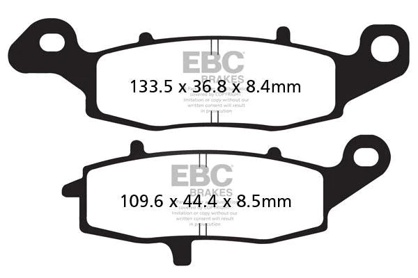 EBC Brake Pads - FA231HH Fully Sintered - Rear