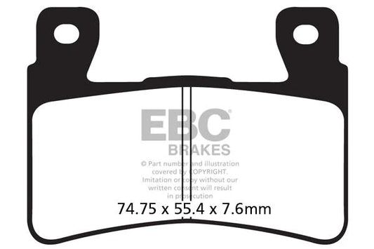EBC Brake Pads for Bikes - GPFAX296HH Grand Prix - (1 Set)