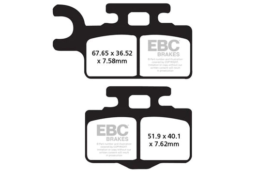 EBC Brake Pads for Bikes - Sintered FA302R