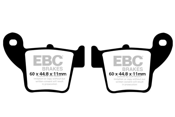 EBC Brake Pads for Bikes - Sintered FA346R - Rear (1 Pair)